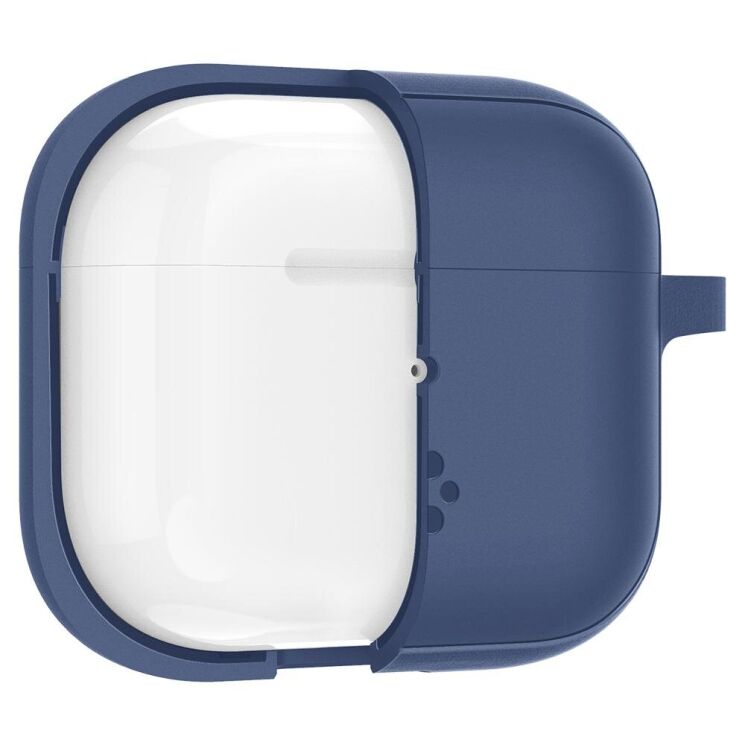 Защитный чехол Spigen (SGP) Silicone Fit (FH) для Apple AirPods 3 - Deep Blue: фото 5 из 19