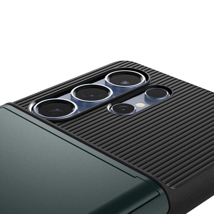 Захисний чохол Spigen Slim Armor CS для Samsung Galaxy S25 Ultra (S938) ACS08968 - Abyss Green: фото 9 з 17