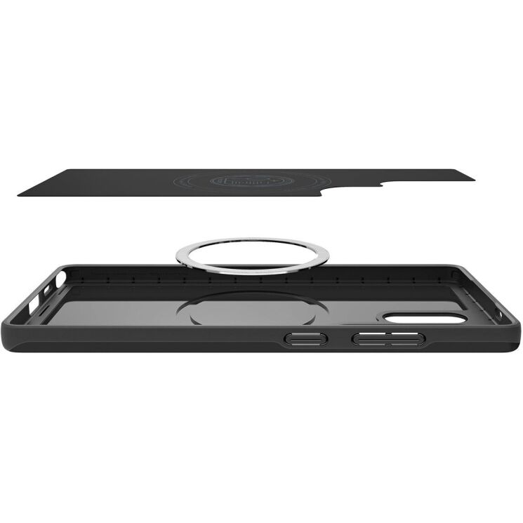 Защитный чехол Spigen (SGP) Thin Fit (MagFit) для Samsung Galaxy S25 Ultra (S938) ACS08946 - Black: фото 5 из 17