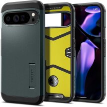 Защитный чехол Spigen (SGP) Tough Armor для Google Pixel 9 Pro XL - Abyss Green: фото 1 из 16