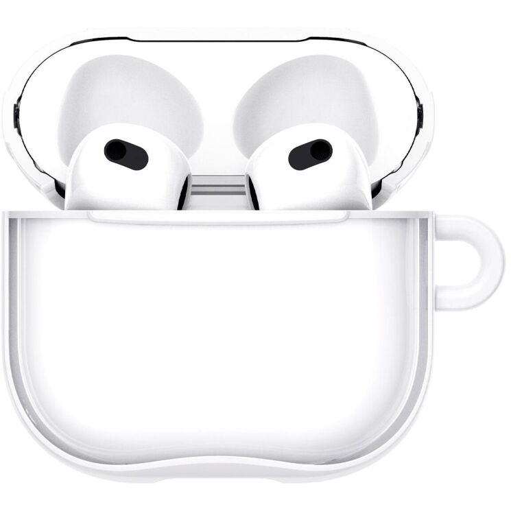 Защитный чехол Spigen (SGP) Ultra Hybrid (FH) для Apple AirPods 4 - White: фото 2 из 15