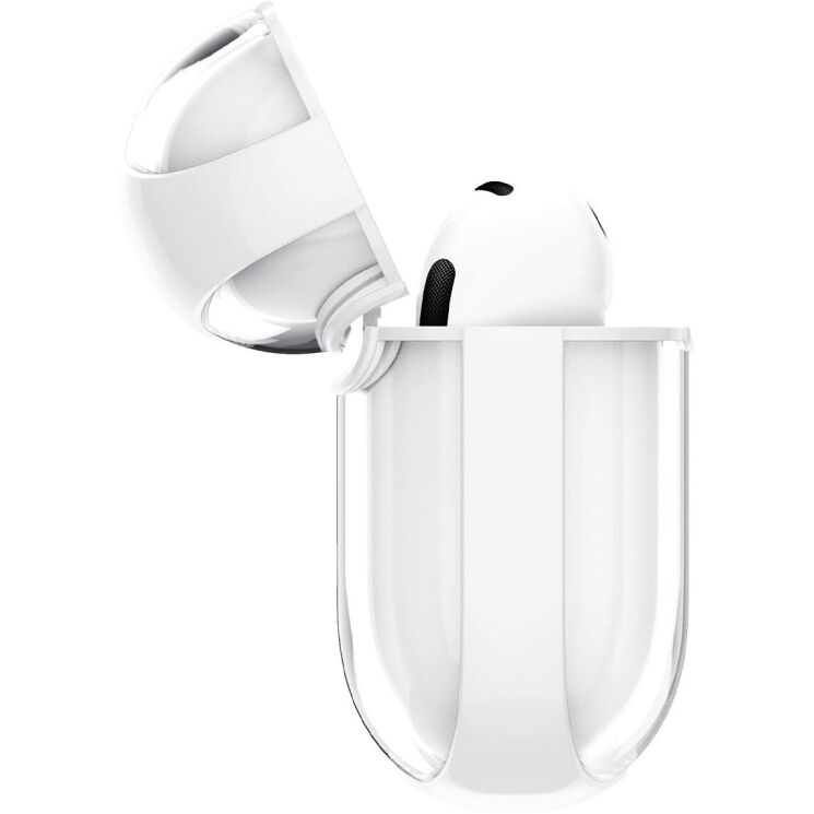 Защитный чехол Spigen (SGP) Ultra Hybrid (FH) для Apple AirPods 4 - White: фото 5 из 15