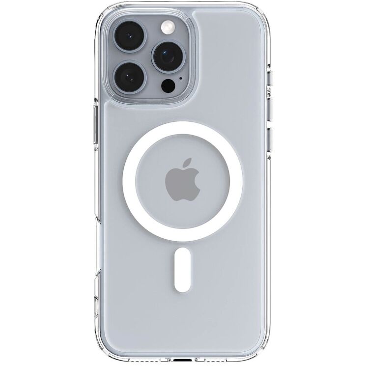 Защитный чехол Spigen (SGP) Ultra Hybrid (MagFit) для Apple iPhone 16 Pro - White: фото 4 из 15