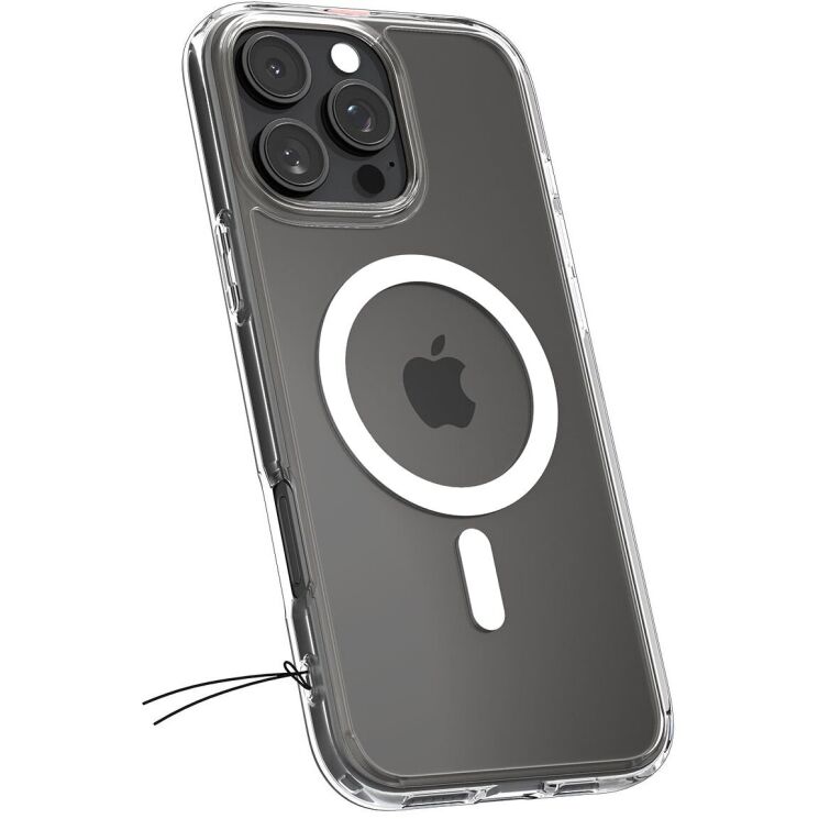 Защитный чехол Spigen (SGP) Ultra Hybrid (MagFit) для Apple iPhone 16 Pro - White: фото 5 из 15