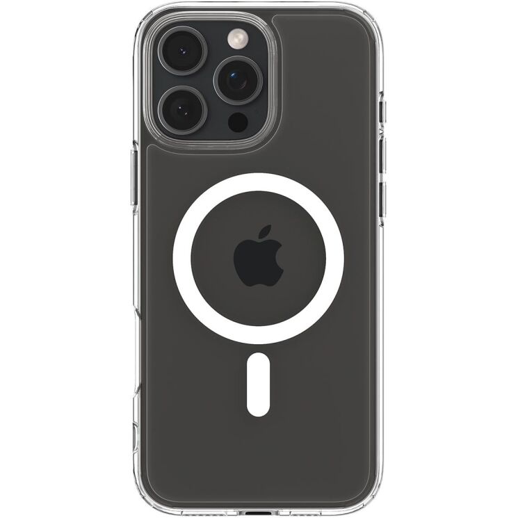 Защитный чехол Spigen (SGP) Ultra Hybrid (MagFit) для Apple iPhone 16 Pro - White: фото 2 из 15