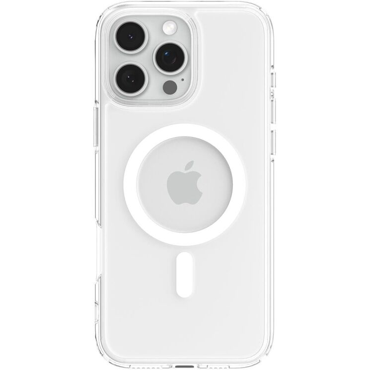 Защитный чехол Spigen (SGP) Ultra Hybrid (MagFit) для Apple iPhone 16 Pro - White: фото 3 из 15
