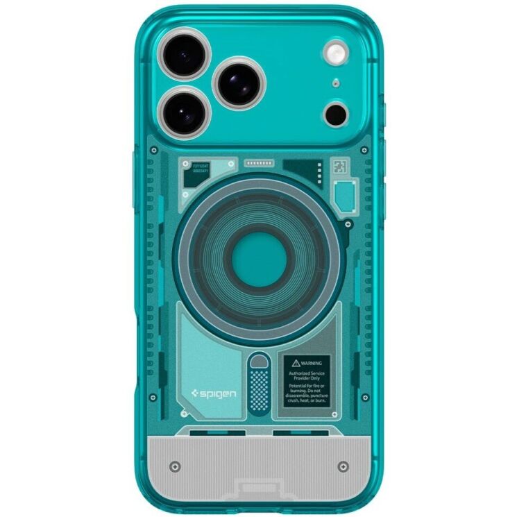 Защитный чехол Spigen Ultra Hybrid C-One (MagFit) для iPhone 18 Pro / 17 Pro (ACS11985) - Bondi Blue (440109L) Защитный чехол Spigen Ultra Hybrid C-One (MagFit) для iPhone 18 Pro / 17 Pro (ACS11985) - Bondi Blue: фото 3 из 15