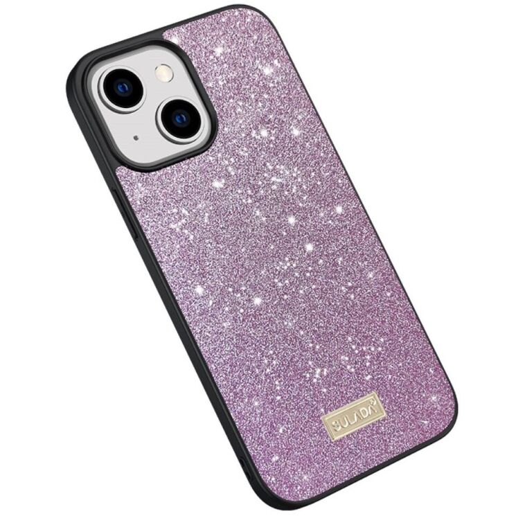 Захисний чохол SULADA Dazzling Glittery для Apple iPhone 15 - Purple: фото 1 з 4