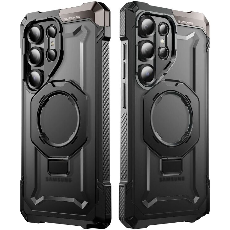 Захисний чохол Supcase UB Grip MagSafe для Samsung Galaxy S25 Ultra (S938) 843439156630 - Black: фото 3 з 13