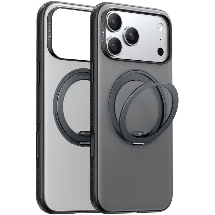 Защитный чехол TORRAS Ostand Ofitness для Apple iPhone 17 Pro Max - Black: фото 2 из 9