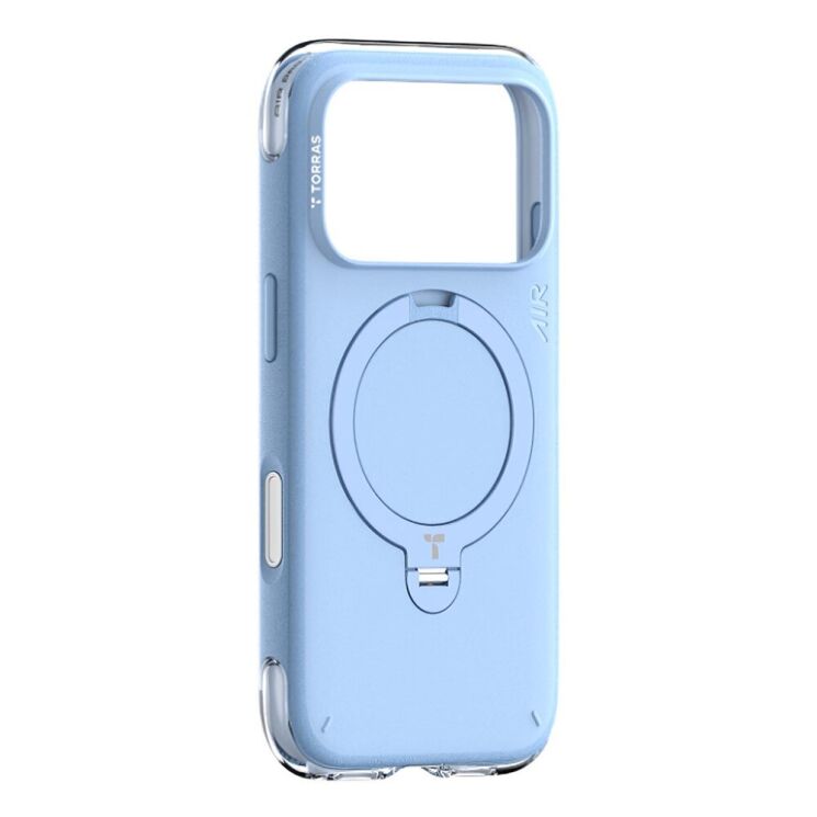 Защитный чехол TORRAS Ostand Q3 Air Essential (with MagSafe) для Apple iPhone 18 Pro / 17 Pro - Blue (423610L) Защитный чехол TORRAS Ostand Q3 Air Essential (with MagSafe) для Apple iPhone 18 Pro / 17 Pro - Blue: фото 1 из 1
