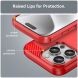 Захисний чохол UniCase Carbon для Apple iPhone 16 Pro - Red (360502R). Фото 6 з 8