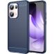 Захисний чохол UniCase Carbon для OPPO Reno 13 Pro 5G - Blue (376710L). Фото 1 з 8