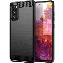 Защитный чехол UniCase Carbon для Samsung Galaxy S20 FE (G780) - Black: фото 1 из 8