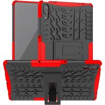 Захисний чохол UniCase Combo для Lenovo Tab P11 Pro (TB-J706) - Red: фото 1 з 11