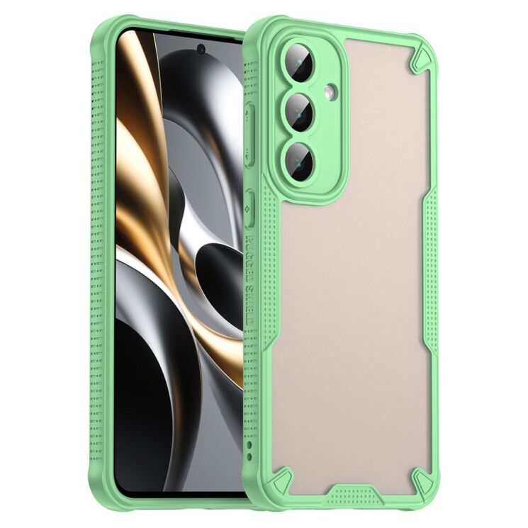 Захисний чохол UniCase Falcon Frame для Samsung Galaxy S25 FE (S731) - Green: фото 1 з 10