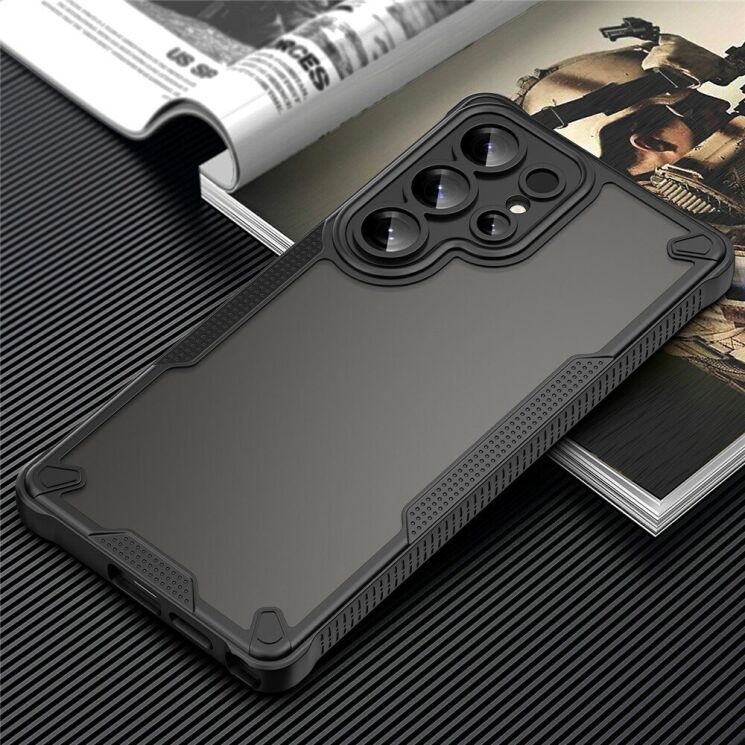 Защитный чехол UniCase Falcon Frame для Samsung Galaxy S25 Ultra (S938) - Black: фото 10 из 10