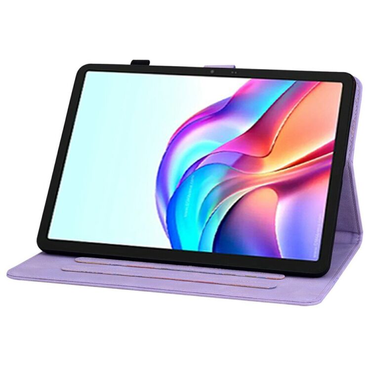 Защитный чехол UniCase Flower для TECNO Megapad 11 - Purple: фото 3 из 7