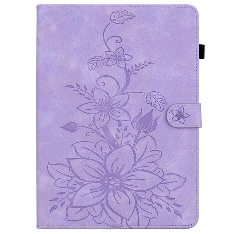 Защитный чехол UniCase Flower для TECNO Megapad 11 - Purple: фото 5 из 7