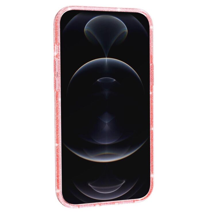 Защитный чехол UniCase Glitter Shell для Apple iPhone 14 - Pink: фото 3 из 9