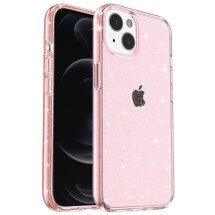 Защитный чехол UniCase Glitter Shell для Apple iPhone 14 - Pink: фото 1 из 9