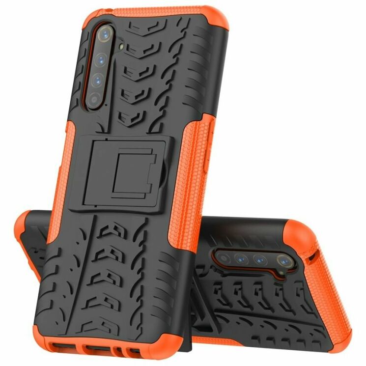 Защитный чехол UniCase Hybrid X для Realme 6 Pro - Orange: фото 3 из 17