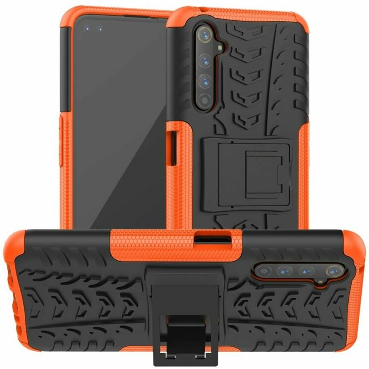 Защитный чехол UniCase Hybrid X для Realme 6 Pro - Orange: фото 1 из 17