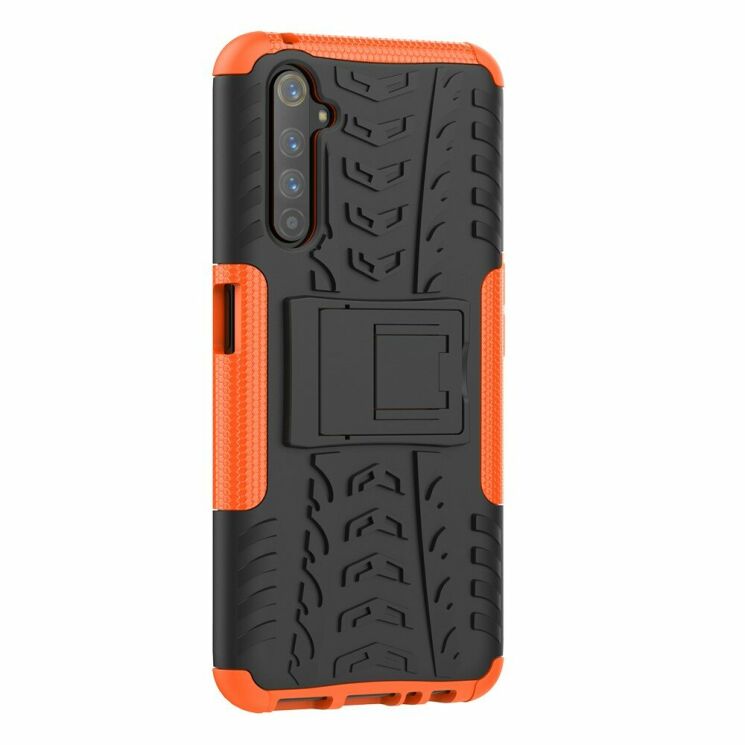 Защитный чехол UniCase Hybrid X для Realme 6 Pro - Orange: фото 5 из 17
