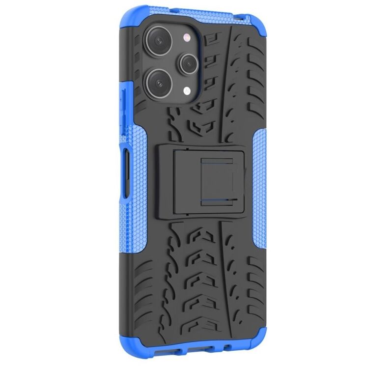 Защитный чехол UniCase Hybrid X для Xiaomi Redmi 12 - Blue: фото 5 из 16