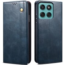 Защитный чехол UniCase Leather Wallet для Motorola Edge 60 / Edge 60 Fusion - Blue: фото 1 из 7