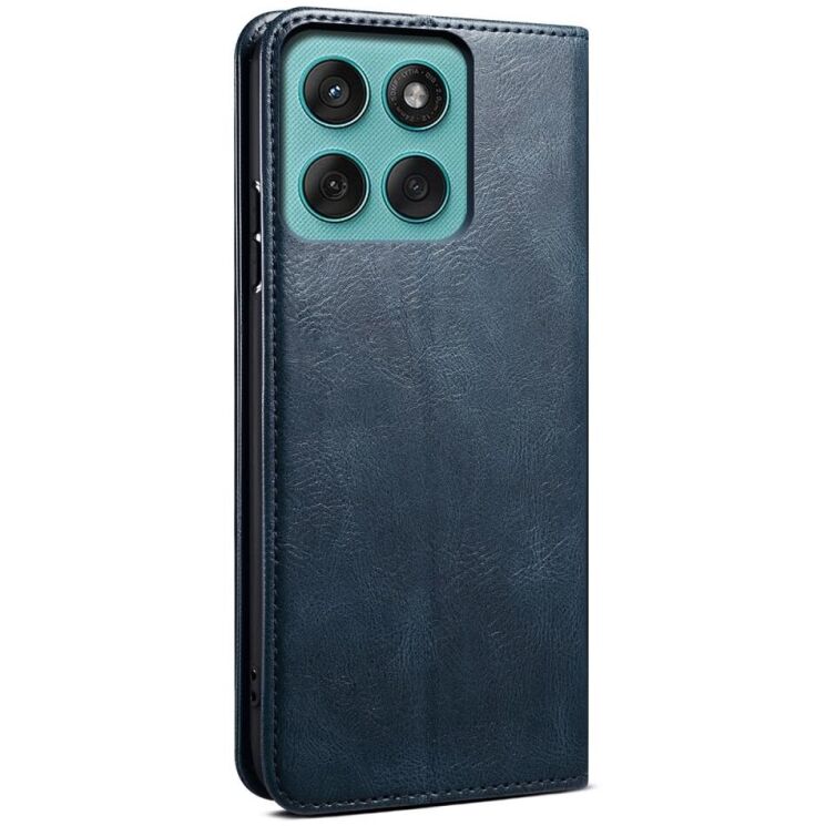 Защитный чехол UniCase Leather Wallet для Motorola Edge 60 / Edge 60 Fusion - Blue: фото 6 из 7