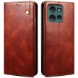 Защитный чехол UniCase Leather Wallet для Motorola Moto G75 - Brown (367802Z)