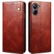 Защитный чехол UniCase Leather Wallet для Samsung Galaxy A06 (A065) - Brown (365109Z). Фото 1 из 7