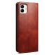 Защитный чехол UniCase Leather Wallet для Samsung Galaxy A07 (A075) - Brown (384505Z). Фото 6 из 7