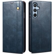 Защитный чехол UniCase Leather Wallet для Samsung Galaxy S25 Plus (S936) - Blue: фото 1 из 7