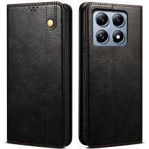 Защитный чехол UniCase Leather Wallet для Xiaomi 14T Pro - Black: фото 1 из 6