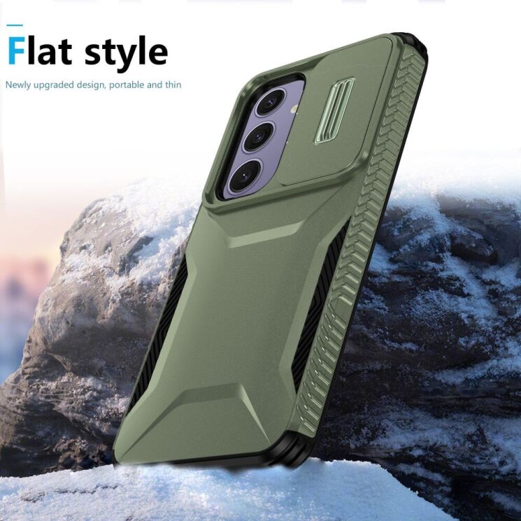 Защитный чехол UniCase Shuttle Guard для Samsung Galaxy S24 FE (S721) - Green: фото 3 из 7