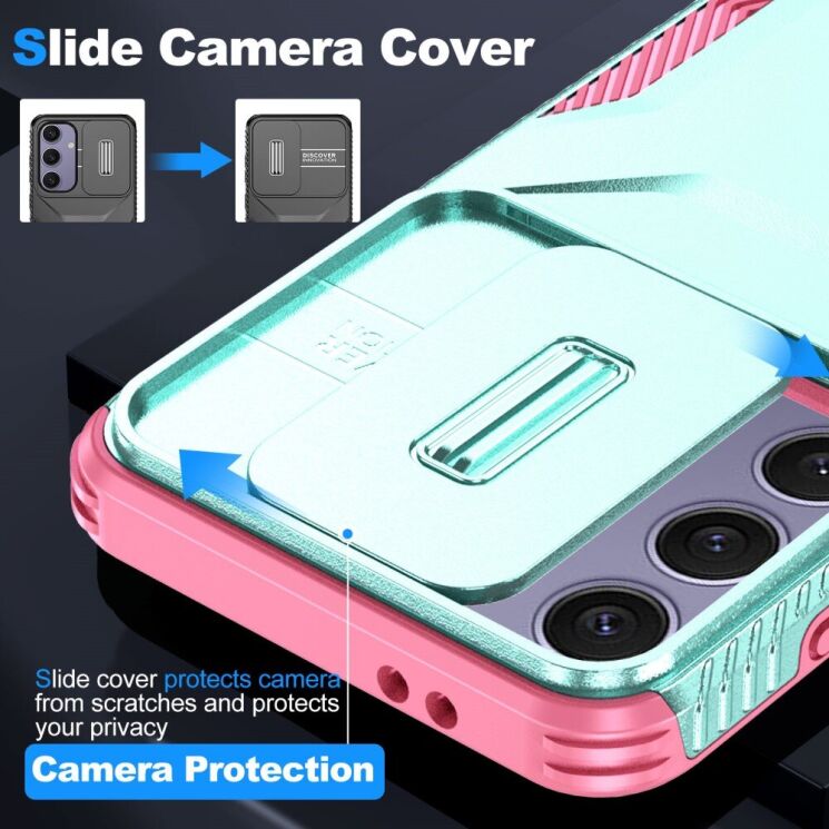 Защитный чехол UniCase Shuttle Guard для Samsung Galaxy S24 FE (S721) - Green: фото 7 из 7