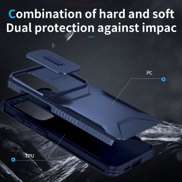 Защитный чехол UniCase Shuttle Guard для Samsung Galaxy S24 FE (S721) - Green: фото 6 из 7