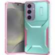 Защитный чехол UniCase Shuttle Guard для Samsung Galaxy S24 FE (S721) - Green / Pink (367593GP)