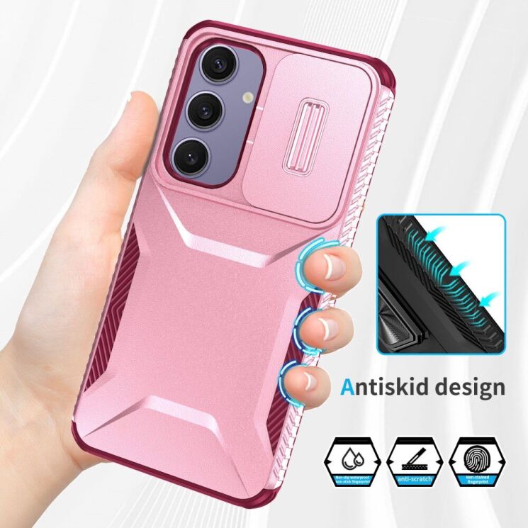 Защитный чехол UniCase Shuttle Guard для Samsung Galaxy S24 FE (S721) - Green: фото 4 из 7