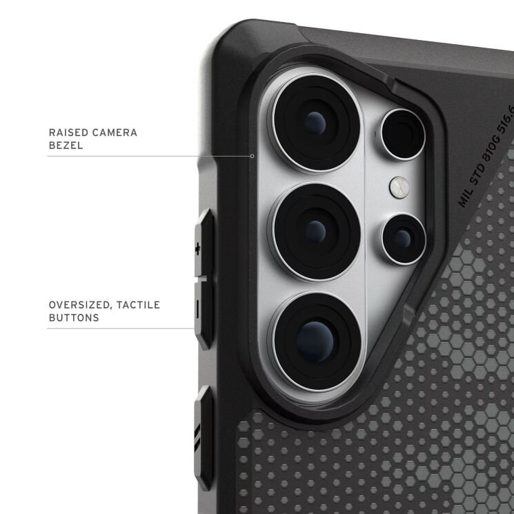 Защитный чехол URBAN ARMOR GEAR Metropolis LT MagSafe для Samsung Galaxy S26 Ultra (S948) 214529113234 - Micro Hex Camo Graphite: фото 7 из 12