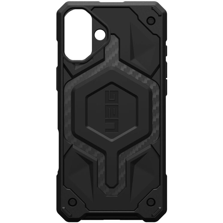 Защитный чехол URBAN ARMOR GEAR Monarch Pro для Apple iPhone 16 Plus (114455114242) - Carbon Fiber: фото 2 из 8