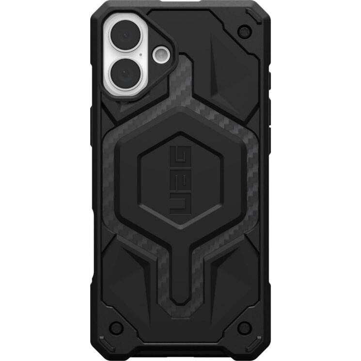 Защитный чехол URBAN ARMOR GEAR Monarch Pro для Apple iPhone 16 Plus (114455114242) - Carbon Fiber: фото 1 из 8