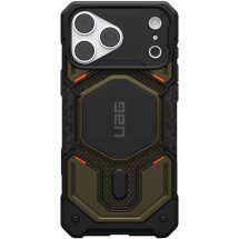 Защитный чехол URBAN ARMOR GEAR Monarch Pro Kevlar MagSafe для iPhone 18 Pro Max (11456811397B) - Kevlar Element Green: фото 1 из 9