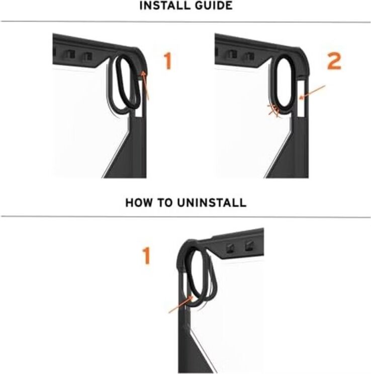 Защитный чехол URBAN ARMOR GEAR Plyo (FT) для iPad 10.2 7/8/9 Gen (2019/2020/2021) 121912B14043 - Black Ice: фото 18 из 20