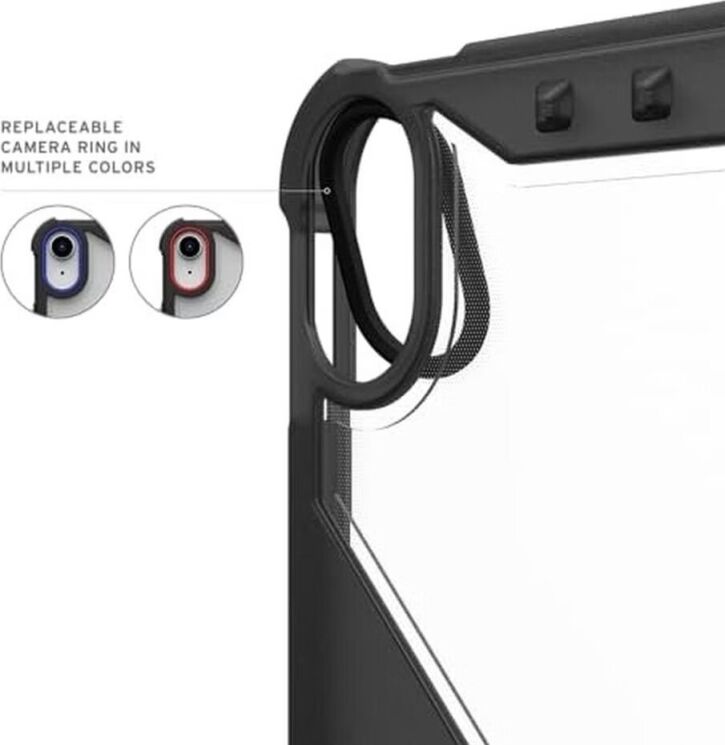 Защитный чехол URBAN ARMOR GEAR Plyo (FT) для iPad 10.2 7/8/9 Gen (2019/2020/2021) 121912B14043 - Black Ice: фото 19 из 20