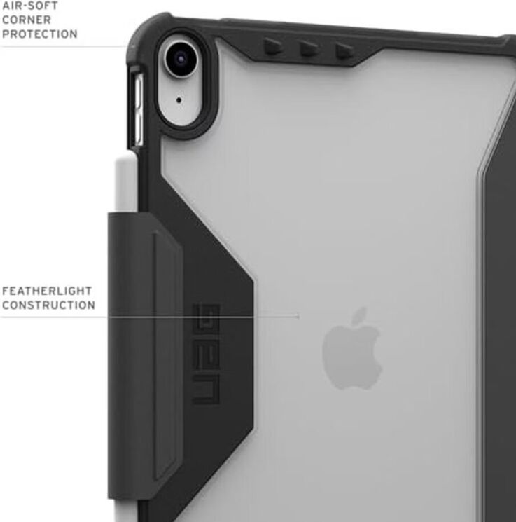 Защитный чехол URBAN ARMOR GEAR Plyo (FT) для iPad 10.2 7/8/9 Gen (2019/2020/2021) 121912B14043 - Black Ice: фото 17 из 20