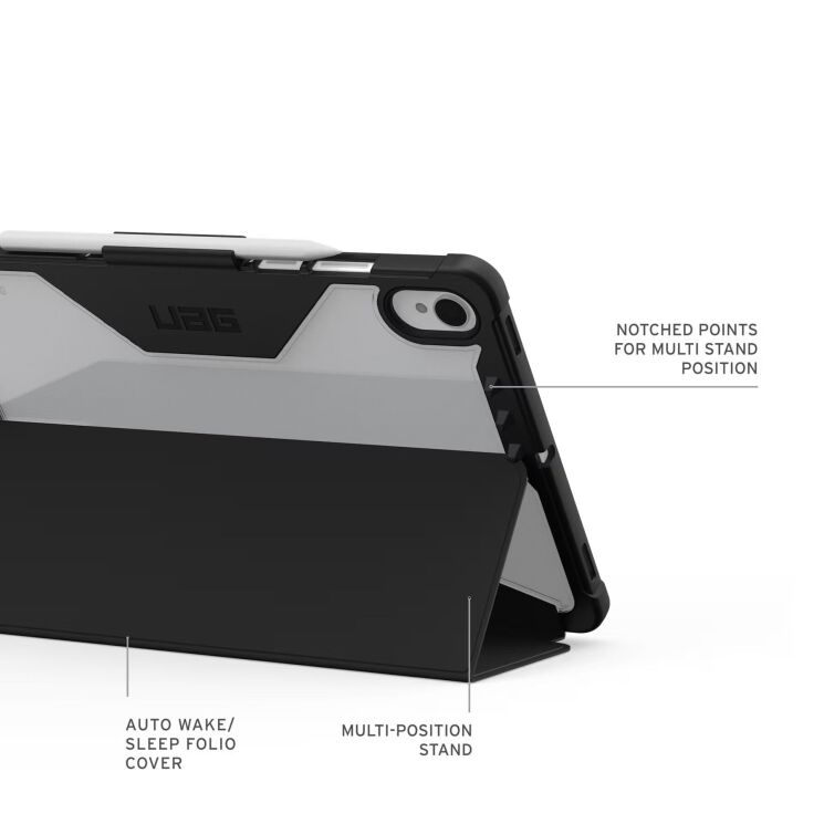 Защитный чехол URBAN ARMOR GEAR Plyo LT для Samsung Galaxy Tab S11 (X730/X736) 224458114043 - Black / Ice: фото 9 из 10