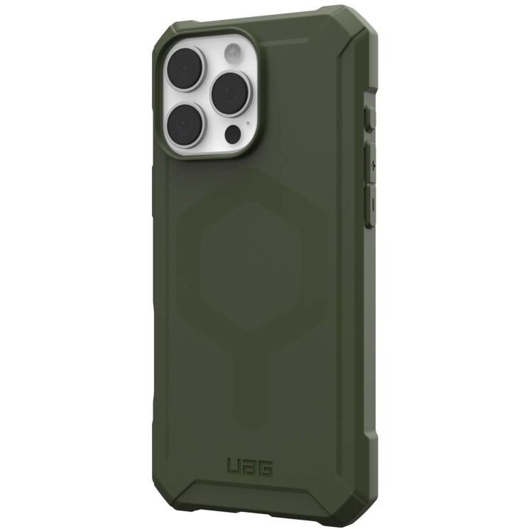 Защитный чехол URBAN ARMOR GEAR (UAG) Essential Armor MagSafe для Apple iPhone 16 Pro Max - Olive Drab: фото 2 из 12
